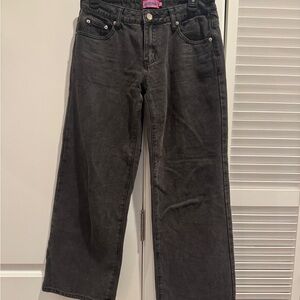 Edikted Charcoal Flare Jeans